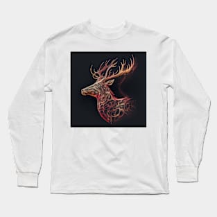 Stag Wisps 06 Long Sleeve T-Shirt